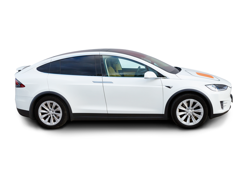 ITSM Partner TESLA ©ITSM Partner Der ITSM Partner TESLA Model X in seitlicher Ansicht mit geschlossenen Türen