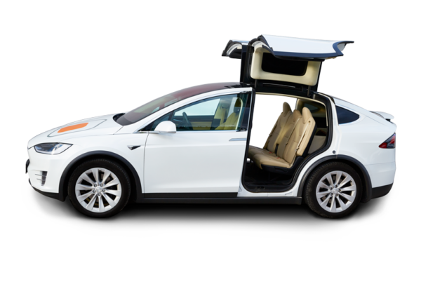 TESLA SeiteOffen ©ITSM Partner ITSM Partner TESLA Model X mit offenen Wingtüren