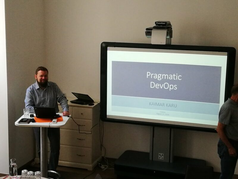 Pragmatic DevOps mit Kaimar Karu bei der Sommerakademie 2018 von ITSM Partner